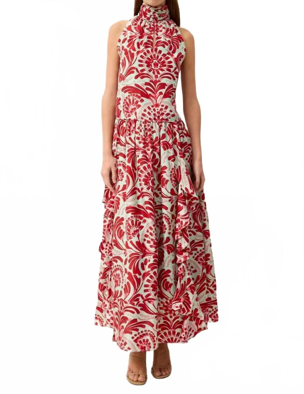 NEW MARIE OLIVER oaklen midi skirt in bimini